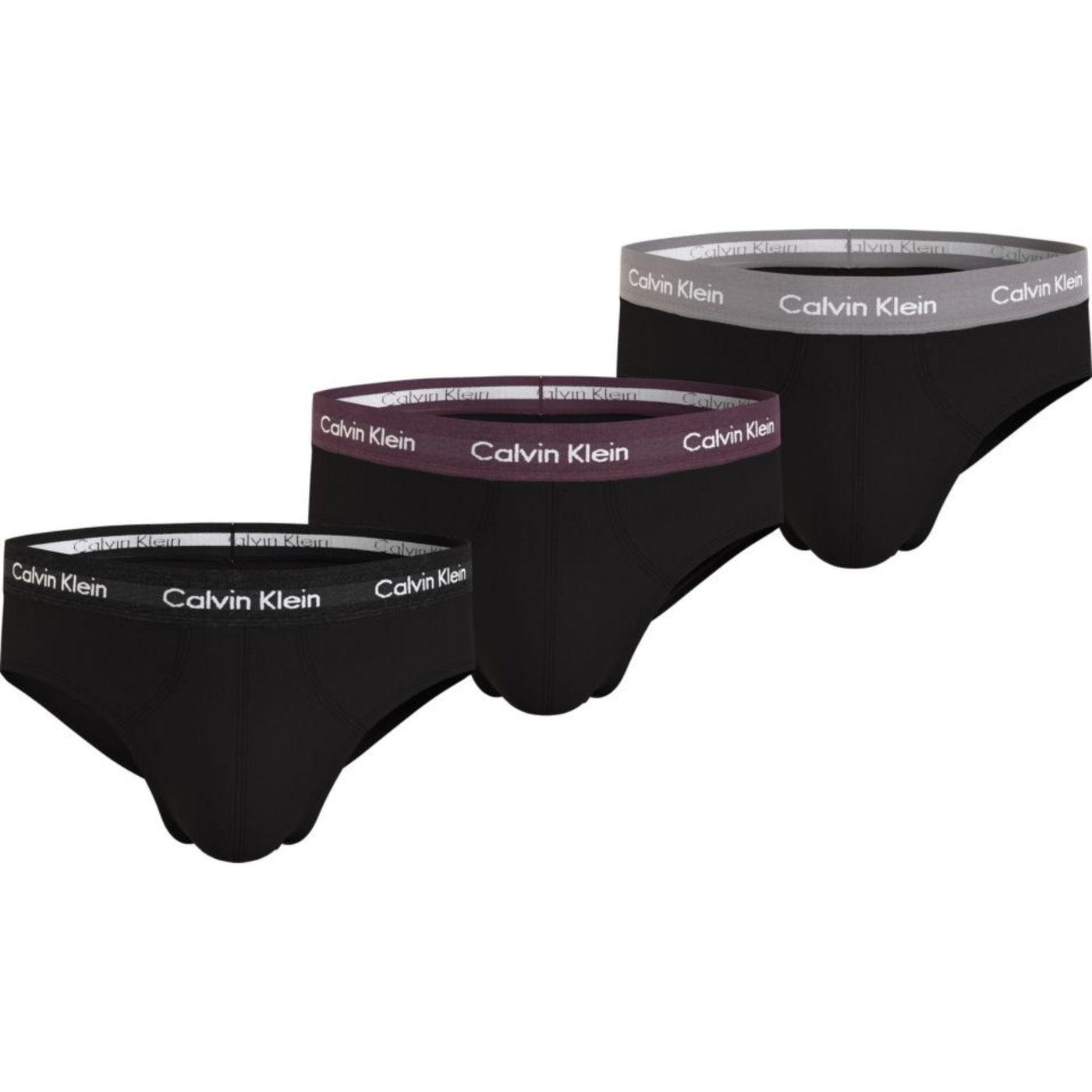 Calzoncillos Calvin Klein Hombre Hip Brief 3Pk · Negro Gris v2 · imagen 1