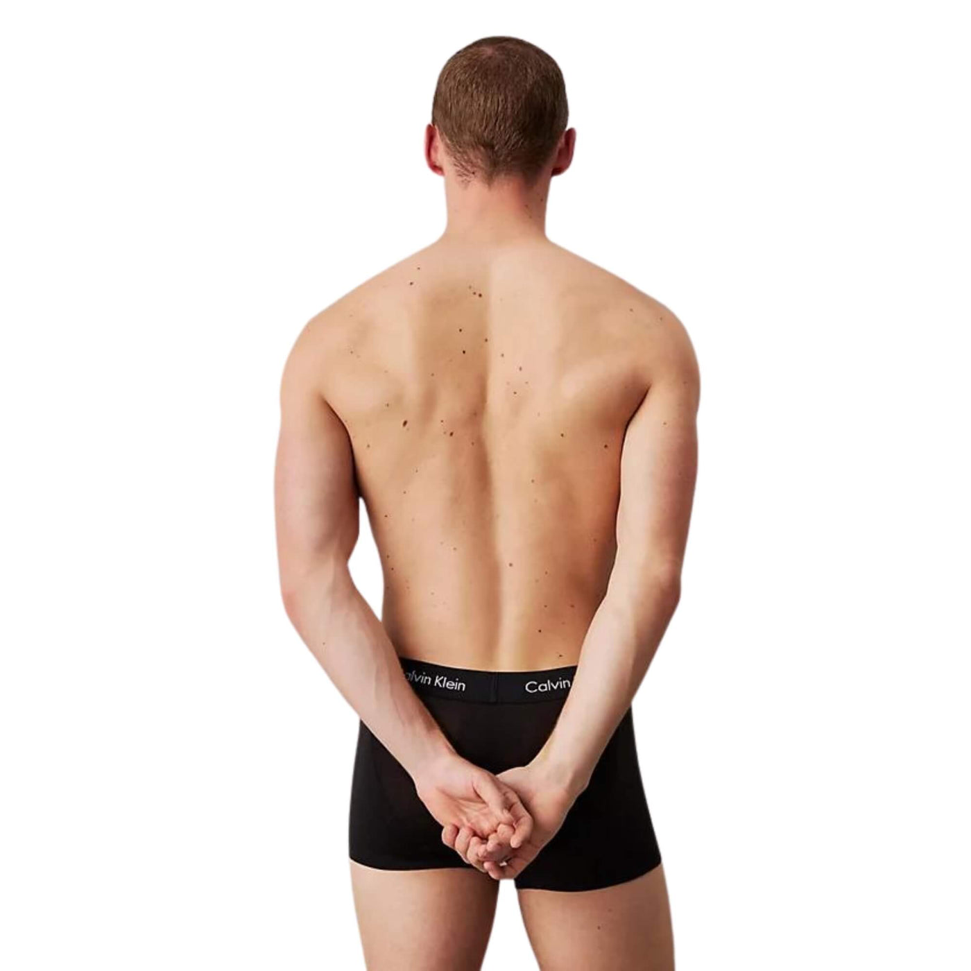 Calzoncillos Calvin Klein Hombre Low Rise Trunk 3Pk · Negro Gris v4 · imagen 4