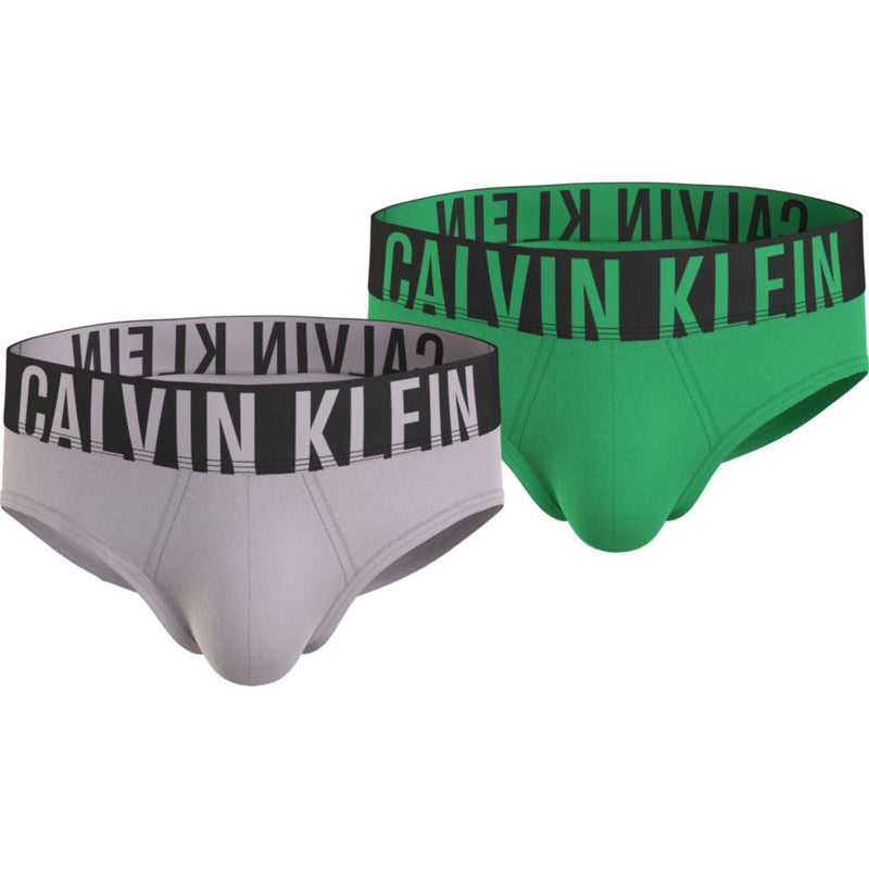 Calzoncillos Hip Brief 2Pk | Calvin Klein · Gris Negro