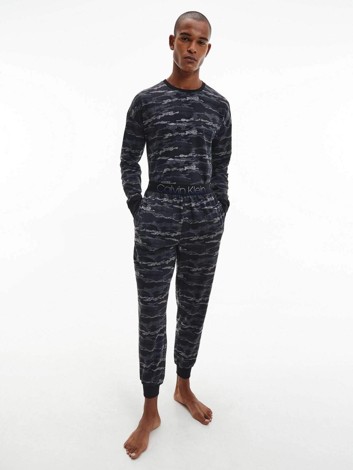 Pijama Pantalon Jogger | Calvin Klein · Negro Gris · imagen 3