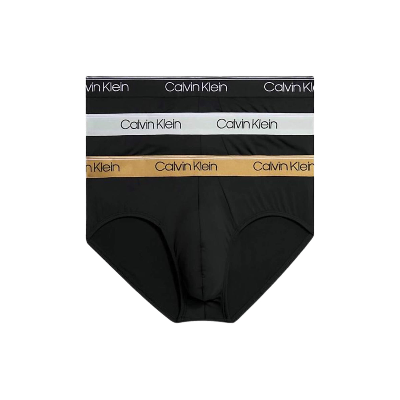 Calzoncillos Calvin Klein Hombre Hip Brief 3Pk · Negro · imagen 5