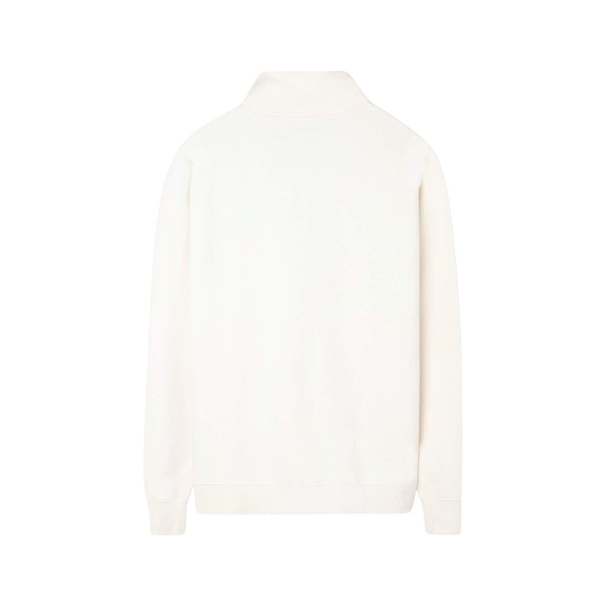 Sudadera Silbon Hombre Cremallera Bordado Crema · imagen 1