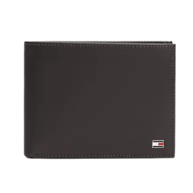 Tommy Hilfiger Cartera Eton Cc Flap Coin Pocket · Negro Gris
