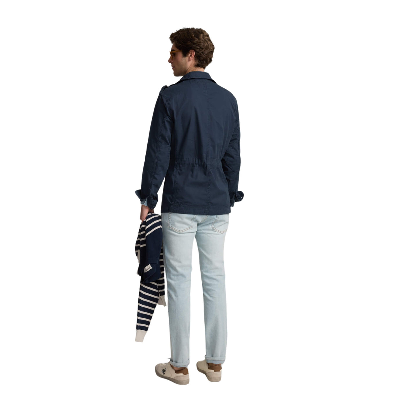 Cazadora Parka Military Garment Dye Azul Marino | Silbon · imagen 4