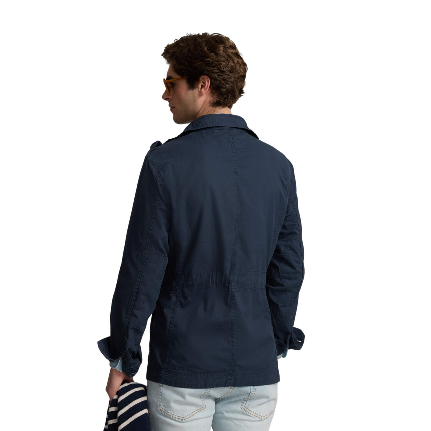 Cazadora Parka Military Garment Dye Azul Marino | Silbon · imagen 5
