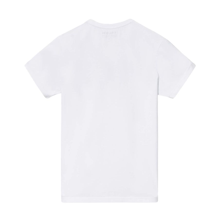 124611 Camiseta Silbon Hombre Raqueta Media Blanca