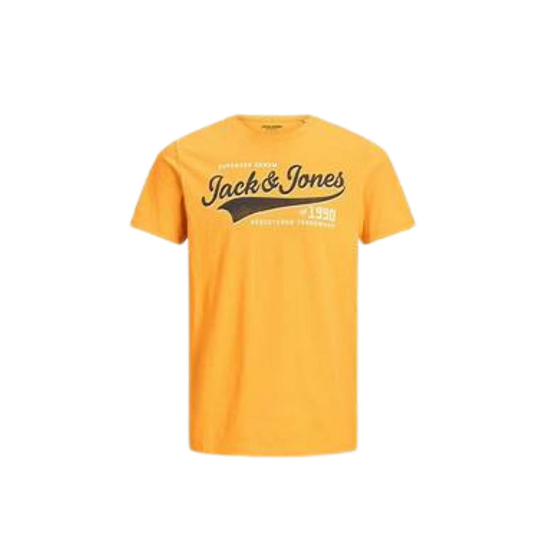 Camiseta Jjelogo Tee Ss O-Neck 2 Col Aw21 Sn Orange | Jack & Jones