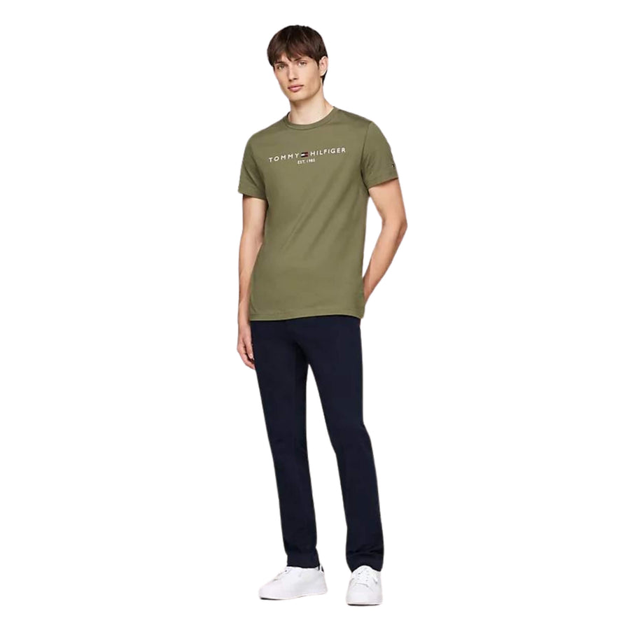 Mw0Mw11797Pli Camisetas Tommy Hilfiger Hombre Tommy Logo Tee