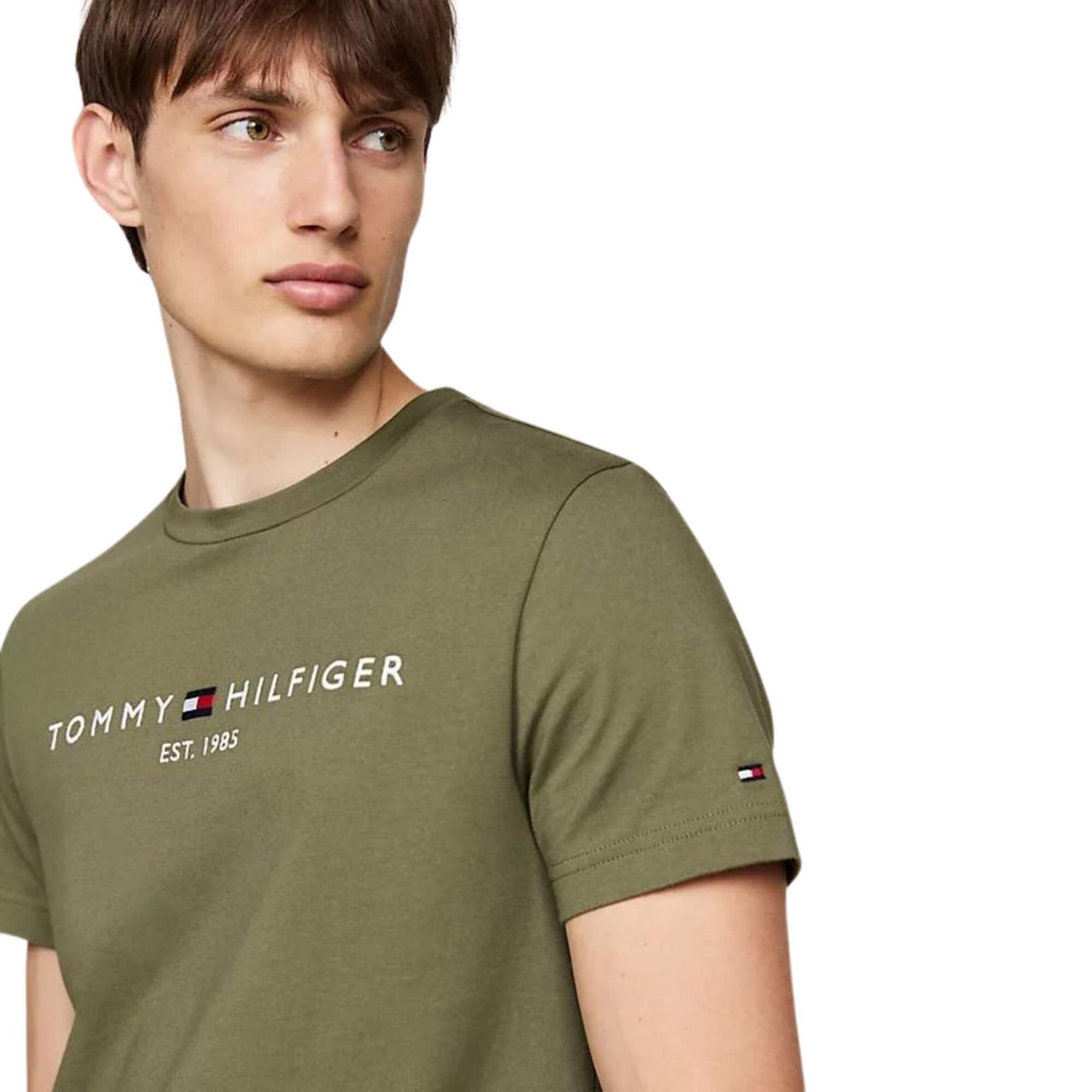 Mw0Mw11797Pli Camisetas Tommy Hilfiger Hombre Tommy Logo Tee