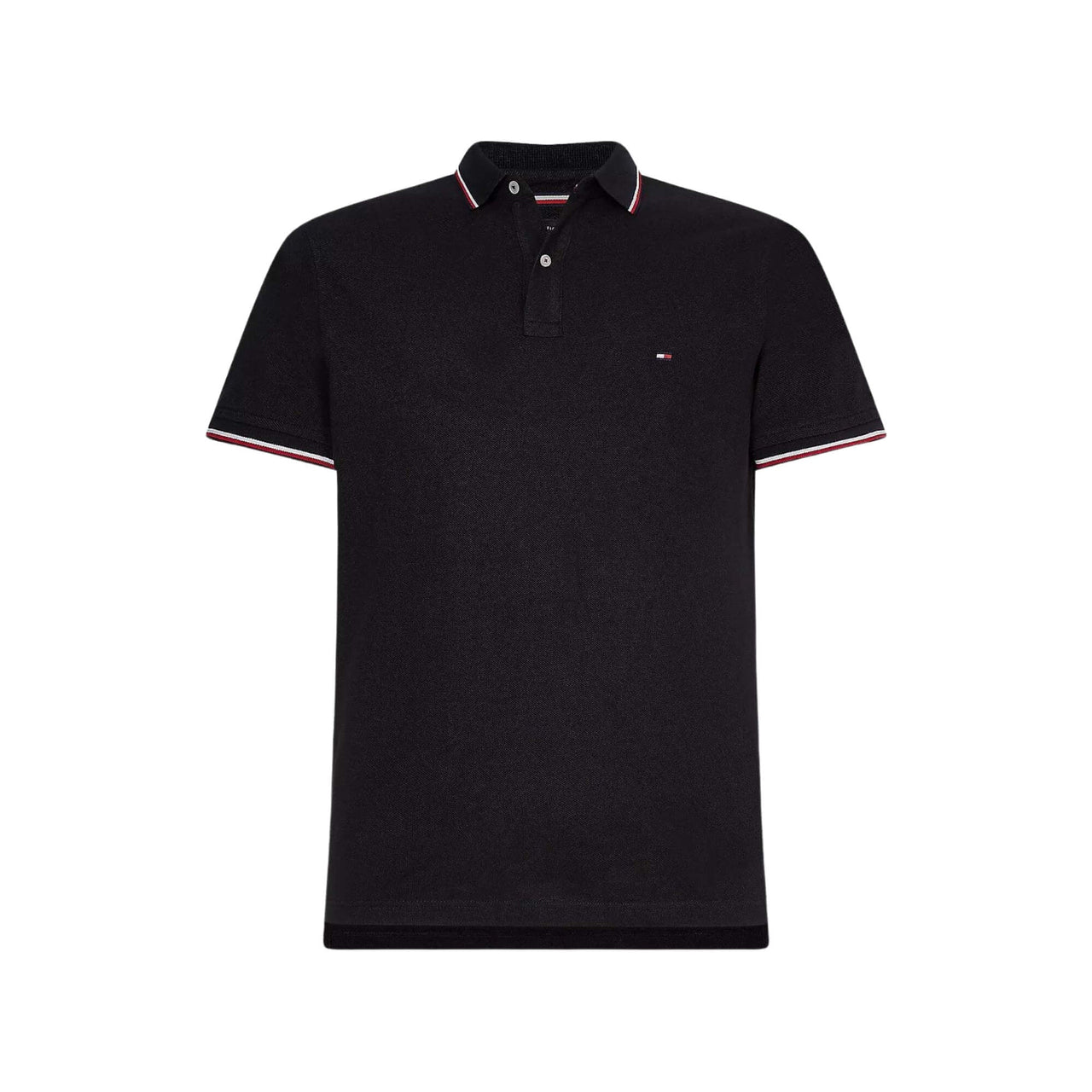 Mw0Mw13080Bds Polos Tommy Hilfiger Hombre Core Tommy Tipped Slim Polo