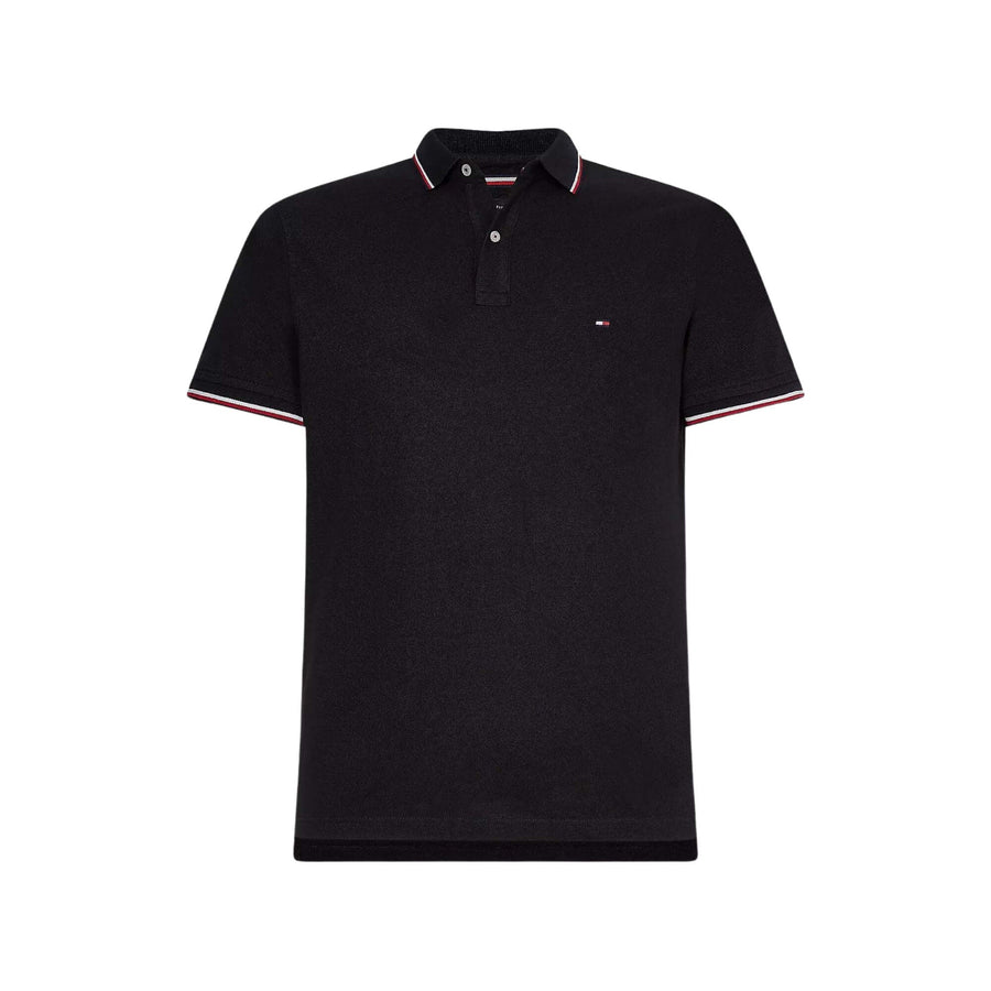 Mw0Mw13080Bds Polos Tommy Hilfiger Hombre Core Tommy Tipped Slim Polo