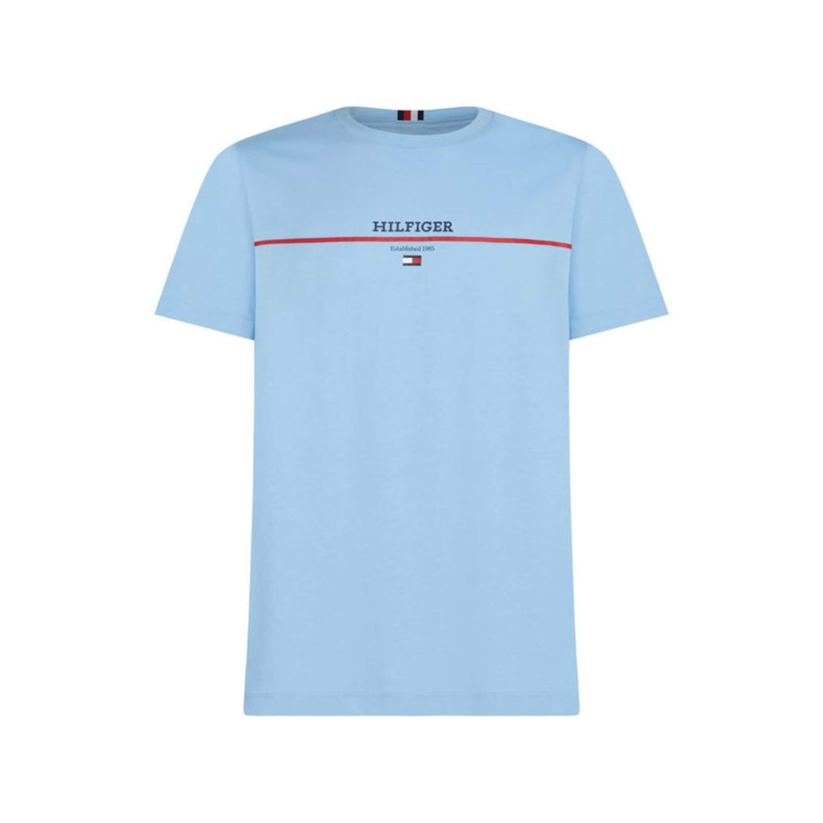 Mw0Mw35464C1Z Camisetas Tommy Hilfiger Hombre Hilfiger Stripe Tee