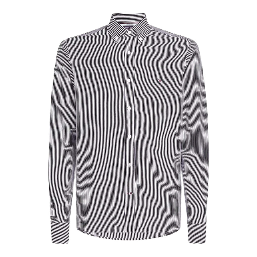 Mw0Mw306780A4 Camisas Tommy Hilfiger Hombre 1985 Knit Stripe Sf Shirt