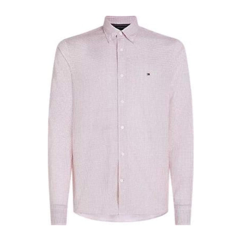 Tommy Hilfiger Camisa Flex Micro Foulard Sf Shirt · Rosa