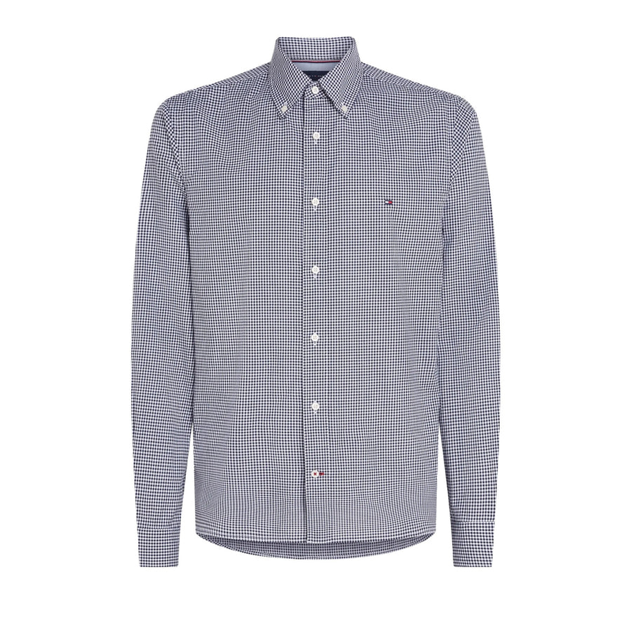 Mw0Mw328370Mt Camisas Tommy Hilfiger Hombre Nat. Soft Flex Gingham Rf Shirt
