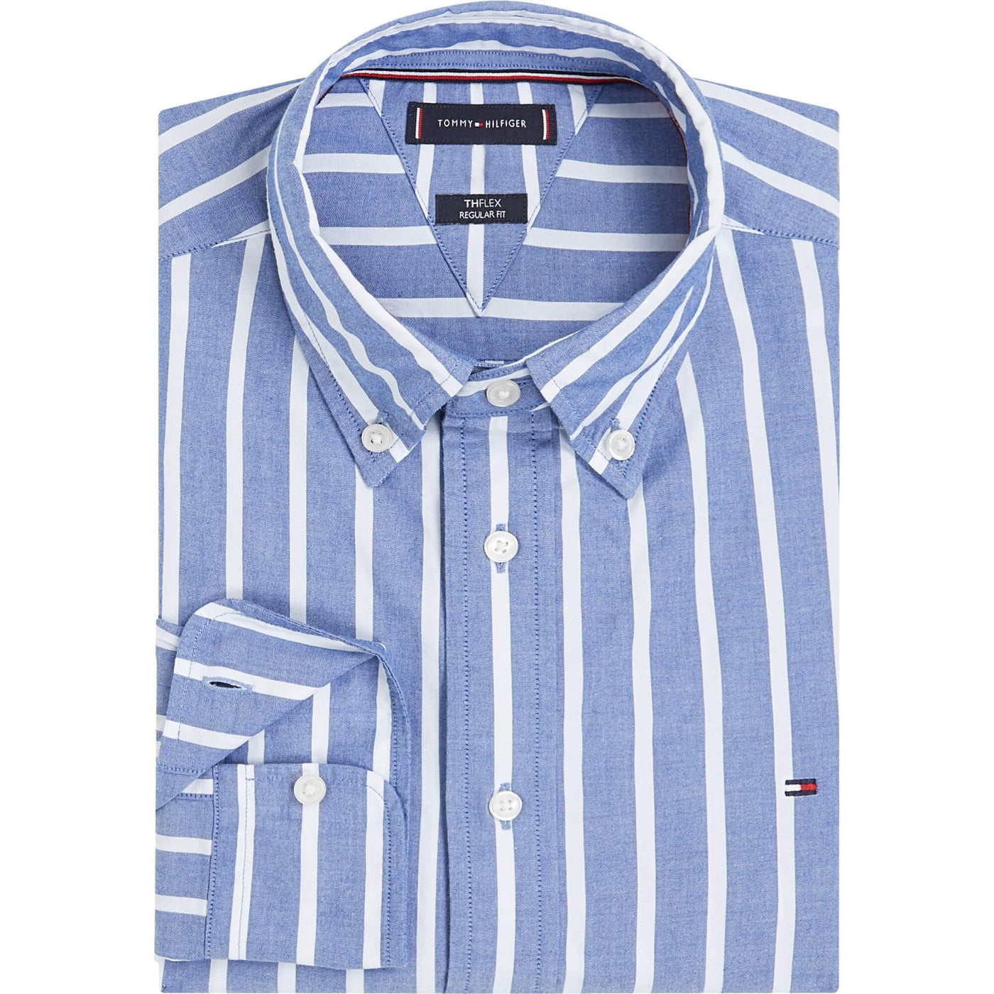 Tommy Hilfiger Camisa Flex Poplin Nautical Stp Shirt · Azul · imagen 2