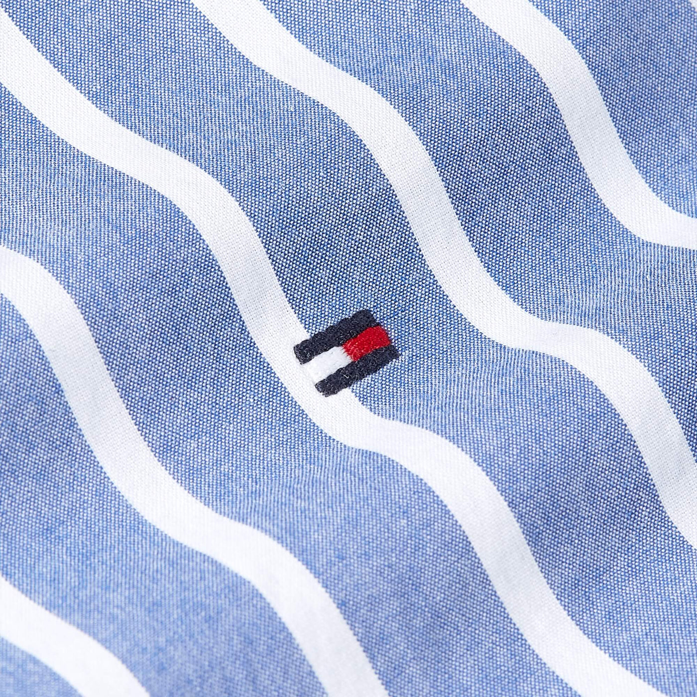 Tommy Hilfiger Camisa Flex Poplin Nautical Stp Shirt · Azul · imagen 3