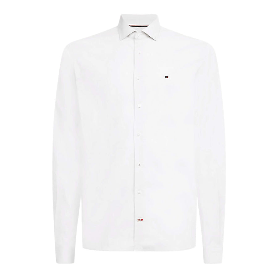 Mw0Mw25040Yaf Camisas Tommy Hilfiger Hombre Core Cl Flex Poplin Sf Shirt