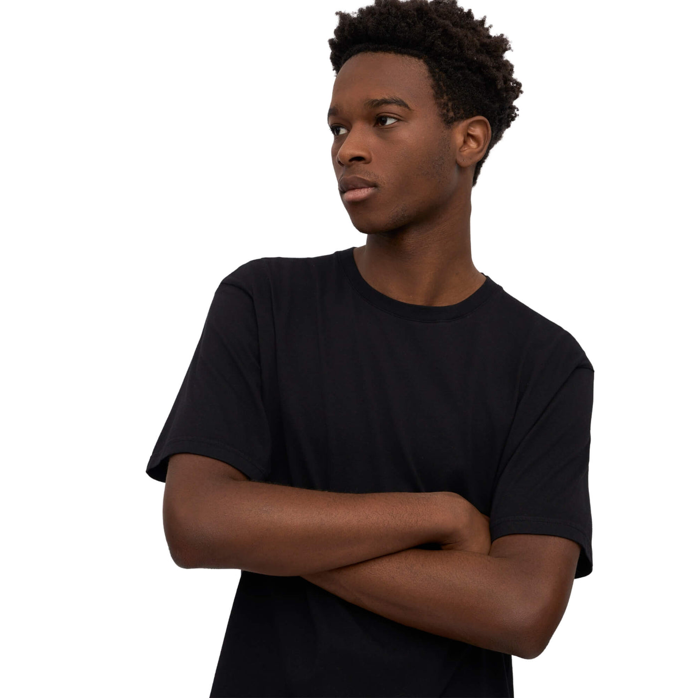 Camiseta Colorful Standard Hombre Classic Organic Negro · imagen 4