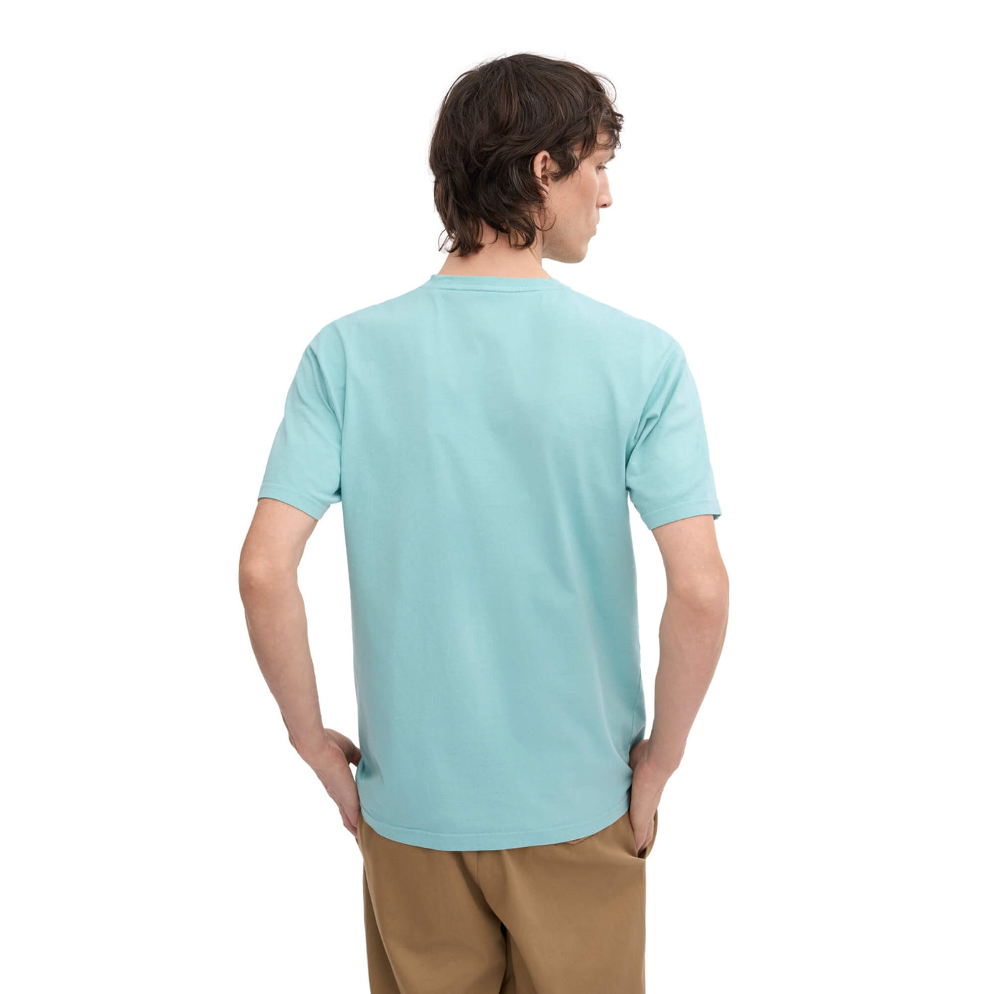 Camiseta Colorful Standard Hombre Classic Organic Azul Marino · imagen 3