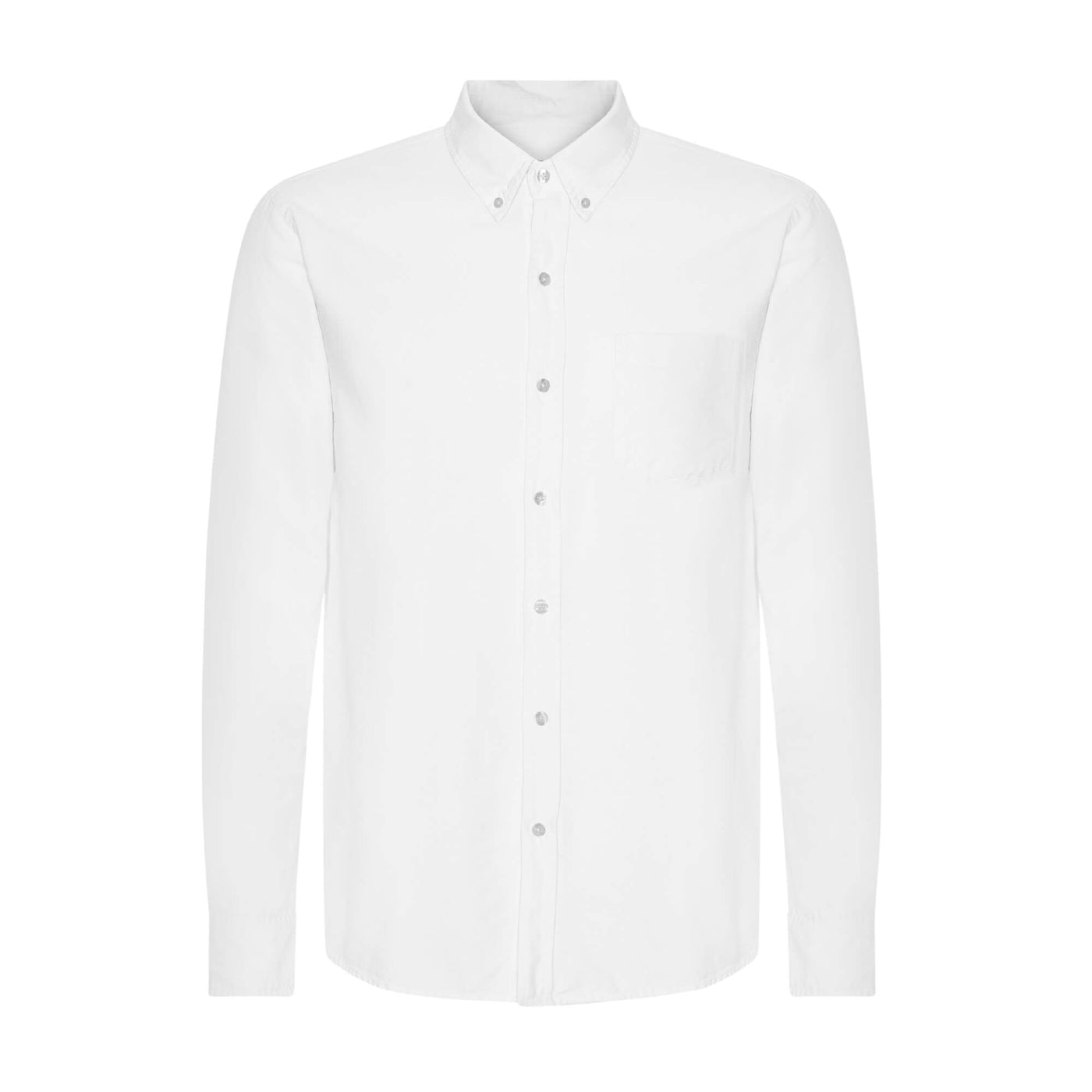 Camisa Colorful Standard Hombre Organic Button Down Blanca · imagen 4