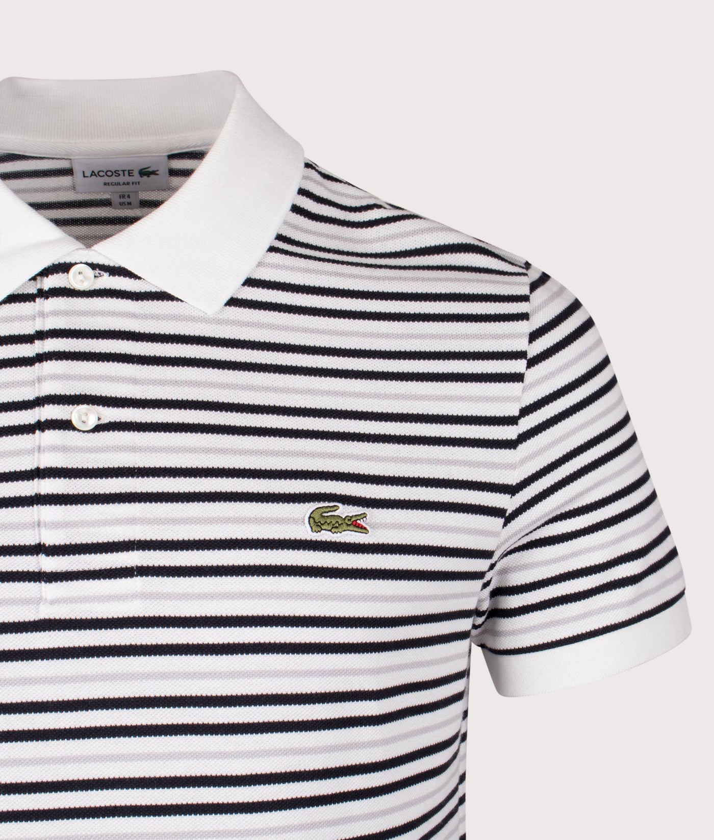 Polo Rayas Mini-Pique Regular Fit Beige (Cookie/Flour) PH0871 | Lacoste · imagen 2