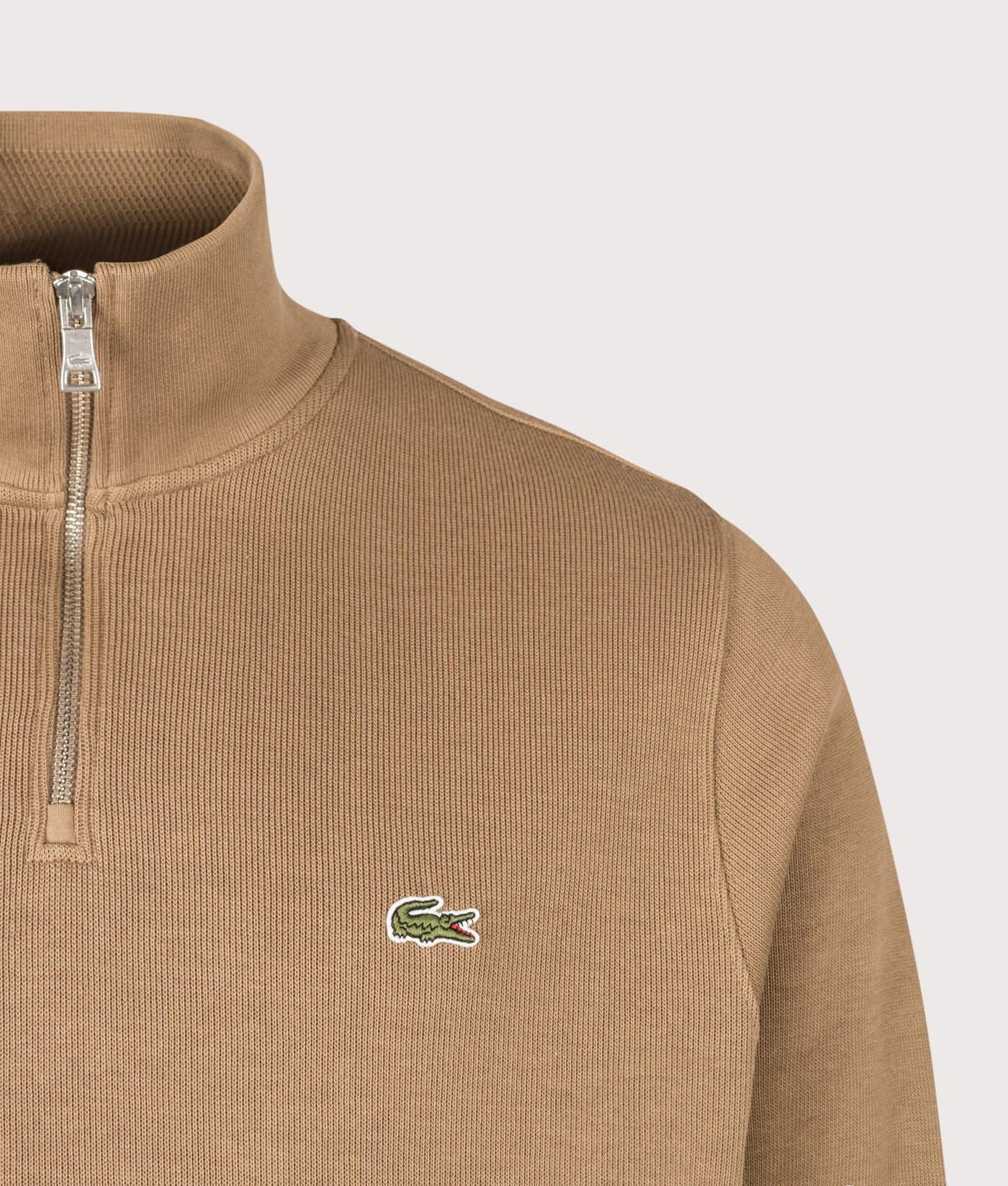 Sudadera Cremallera Cuello Alto Blanca SH1927 | Lacoste · imagen 2