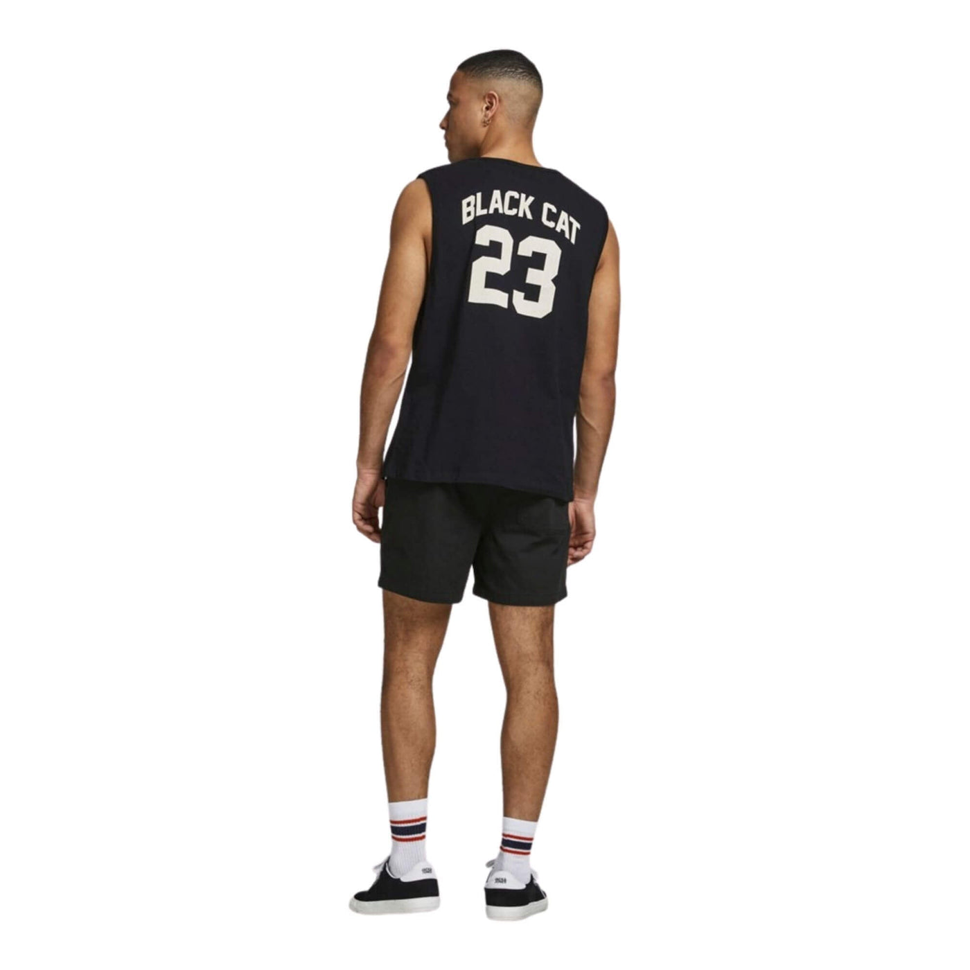 Pantalon Cortos Jpstjeff Jjjogger Shorts Lc Black | Jack & Jones · imagen 8
