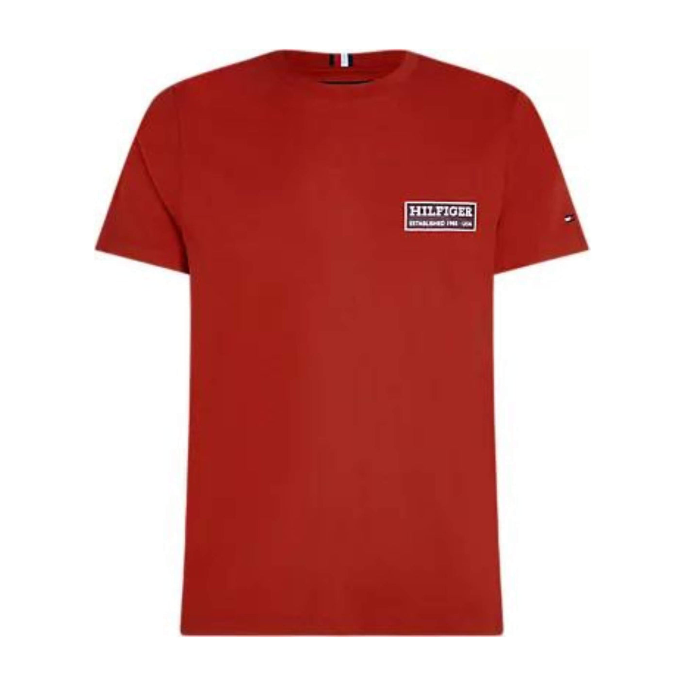 Camisetas Tommy Hilfiger Hombre Printed Badge Tee · Rojo · imagen 1