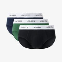 3-Pack Stretch Cotton Briefs Black/Green-Navy Blue + Black/White-Silver Chine 8H5702-00 | Lacoste · imagen 1