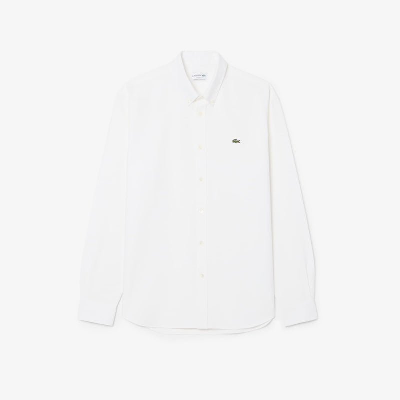 Camisa Oxford Regular Fit Blanco CH8800 | Lacoste