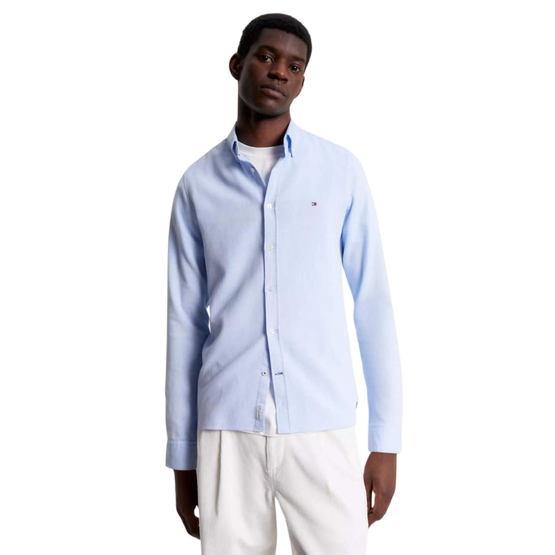 Camisa Tommy Hilfiger Hombre Brushed Dobby Slim Fit