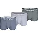 Calzoncillos Calvin Klein Hombre Trunk 3Pk · Azul Gris