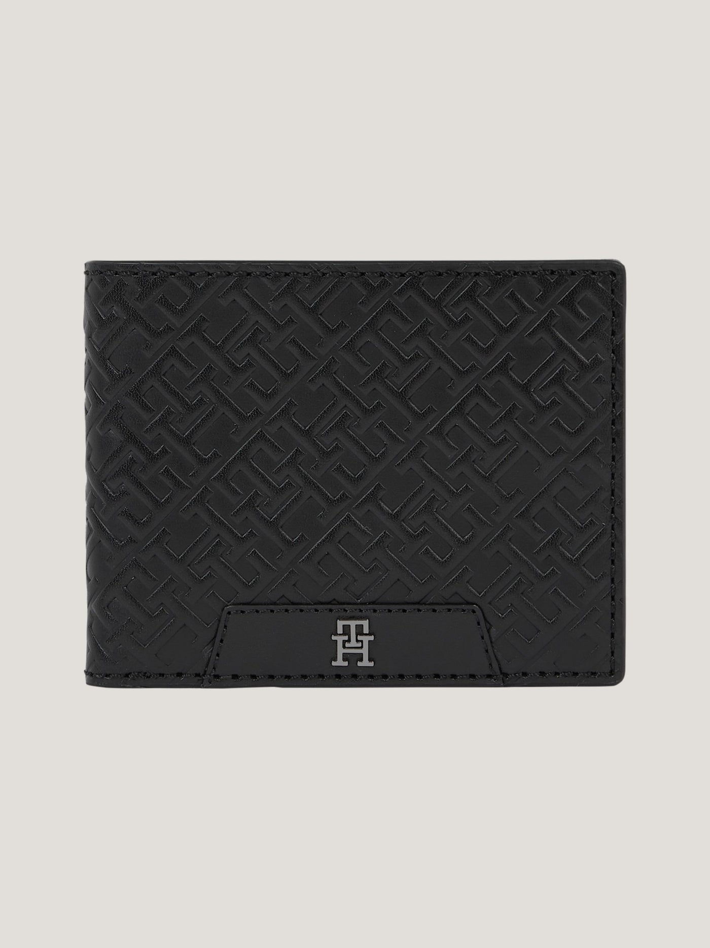 Carteras Tommy Hilfiger Hombre Th Mono Leather Mini Cc Wallet · imagen 1