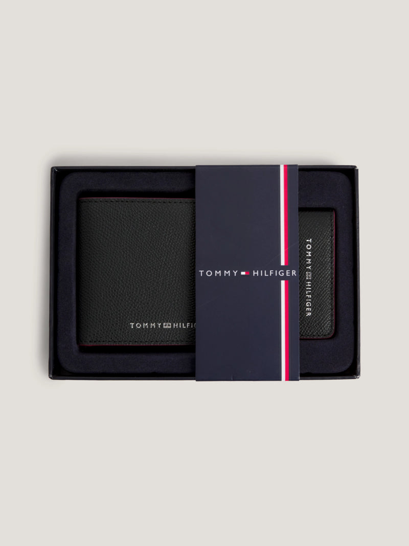 Tommy Hilfiger Cartera Mini Cc Wallet Money Clip - Piel Premium