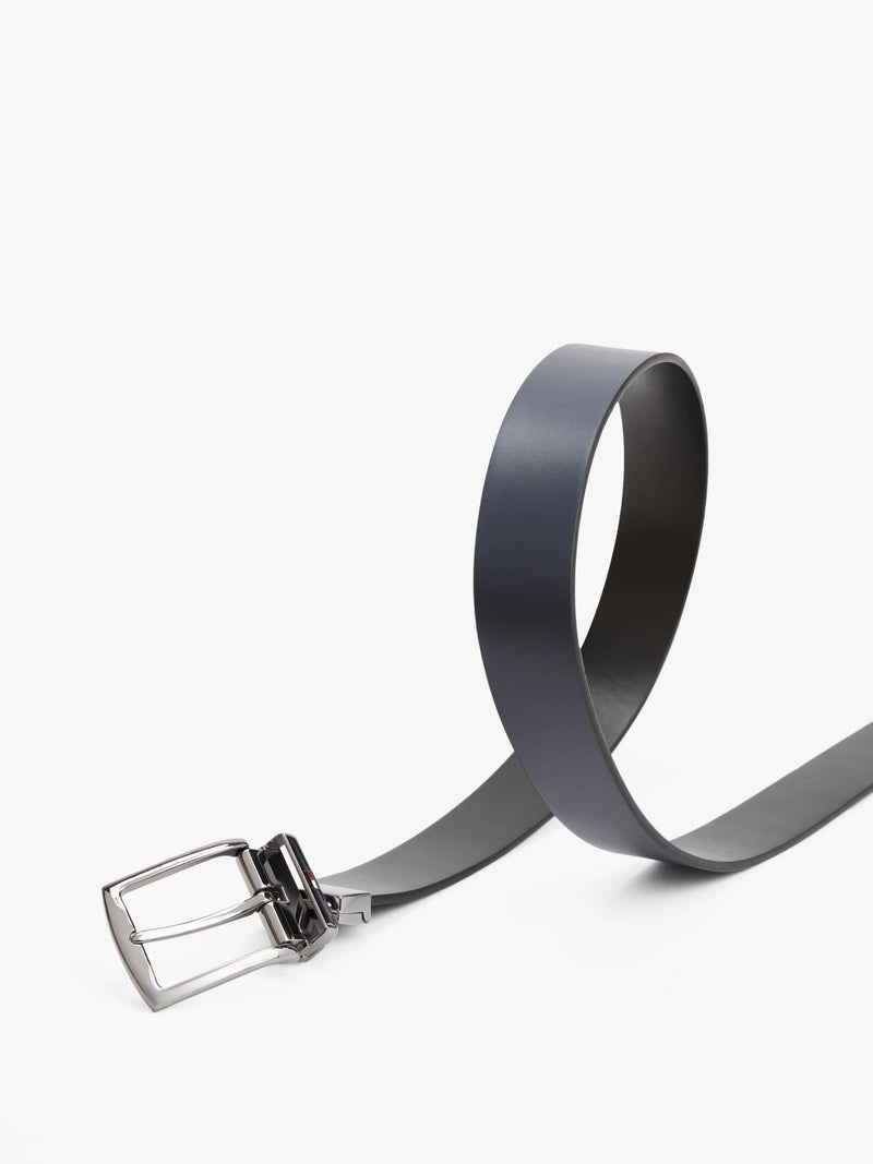 Tommy Hilfiger Cinturón Denton 3.5 Rev · Negro Gris