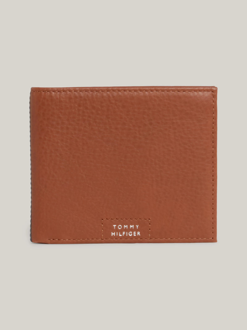 Carteras Tommy Hilfiger Hombre Th Prem Leather Cc & Coin · Marron Rojo