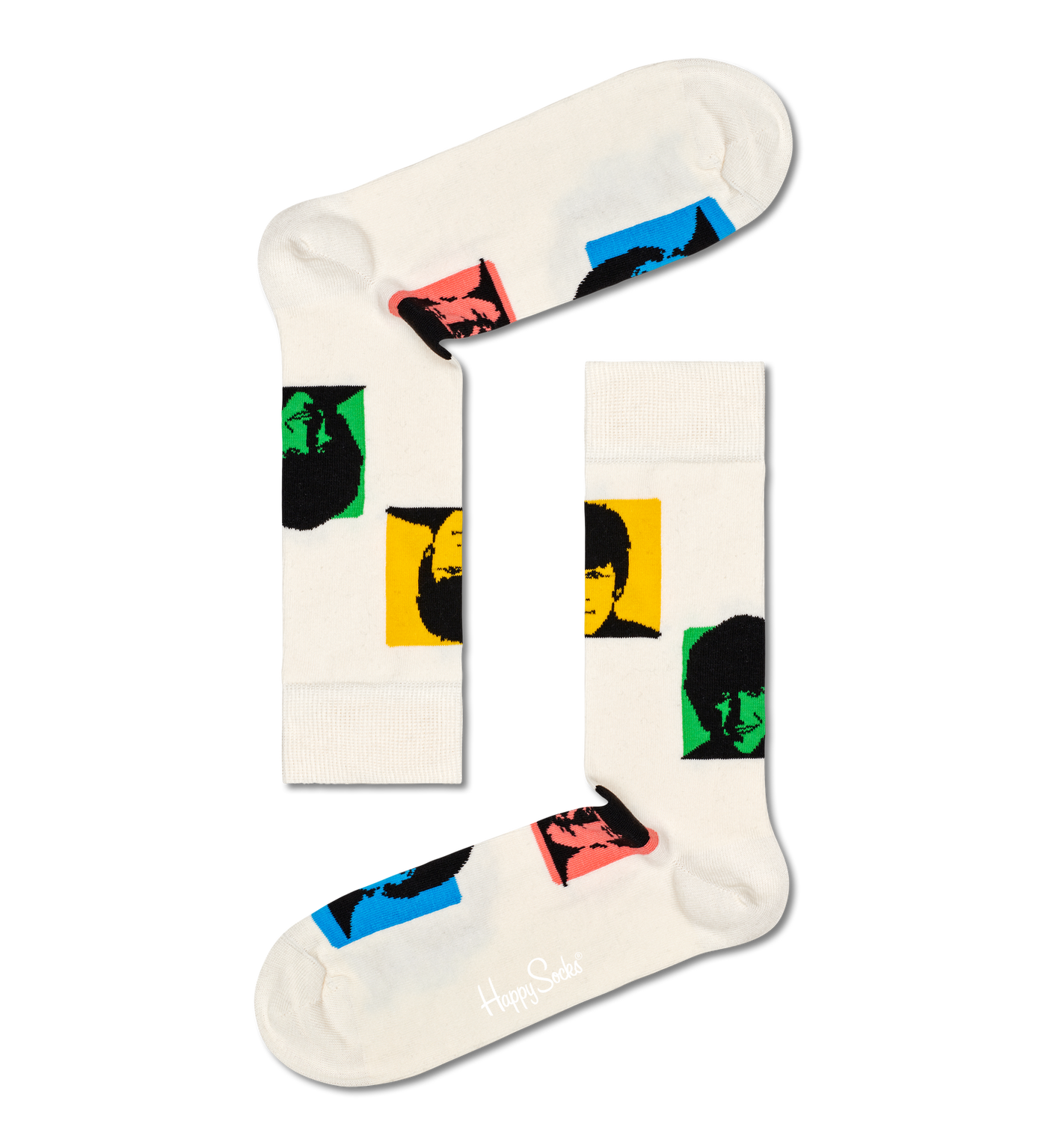 Calcetines Beatles Silhouettes Sock | Happy Socks · imagen 2