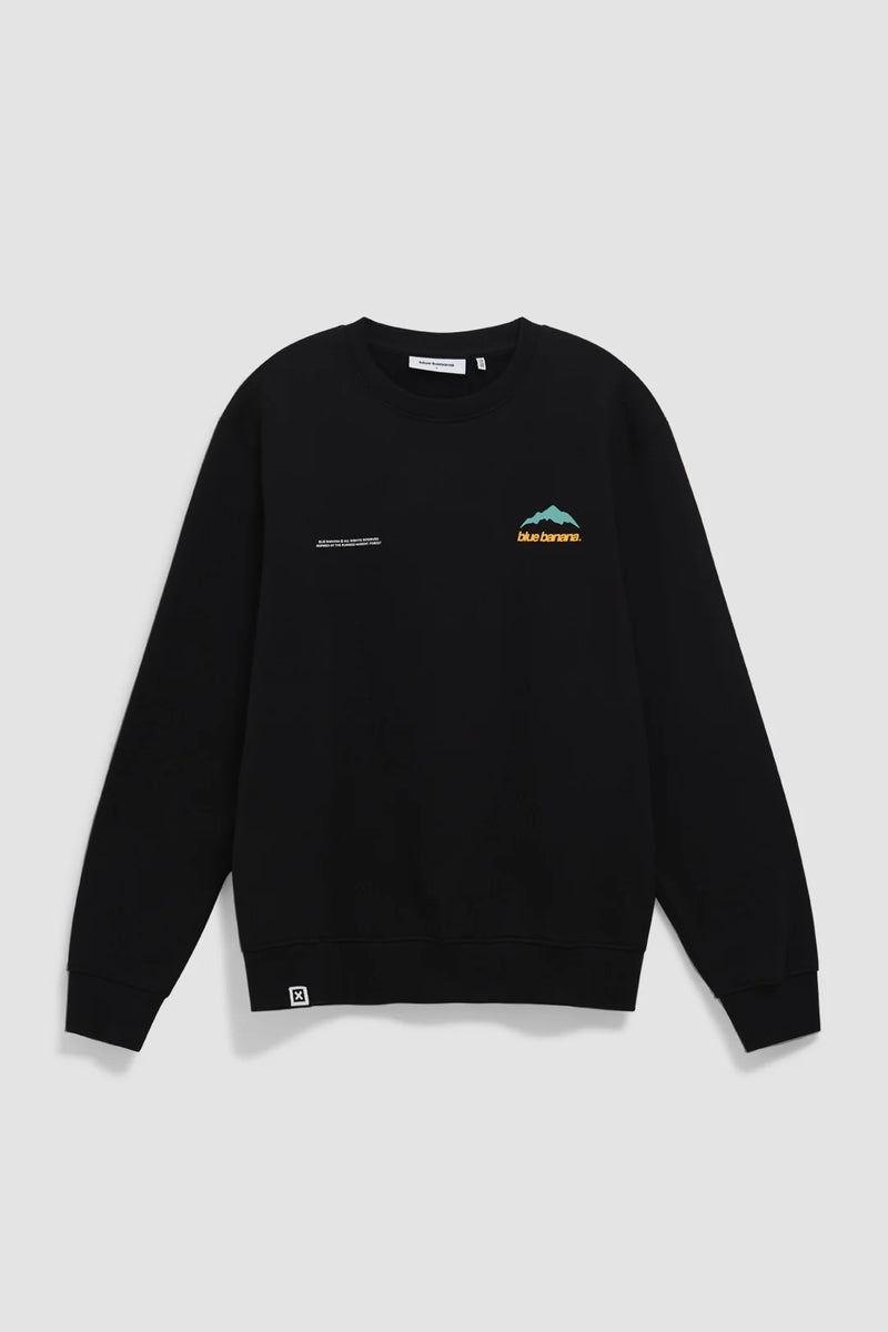 Sudadera Mountain Negra | Blue Banana