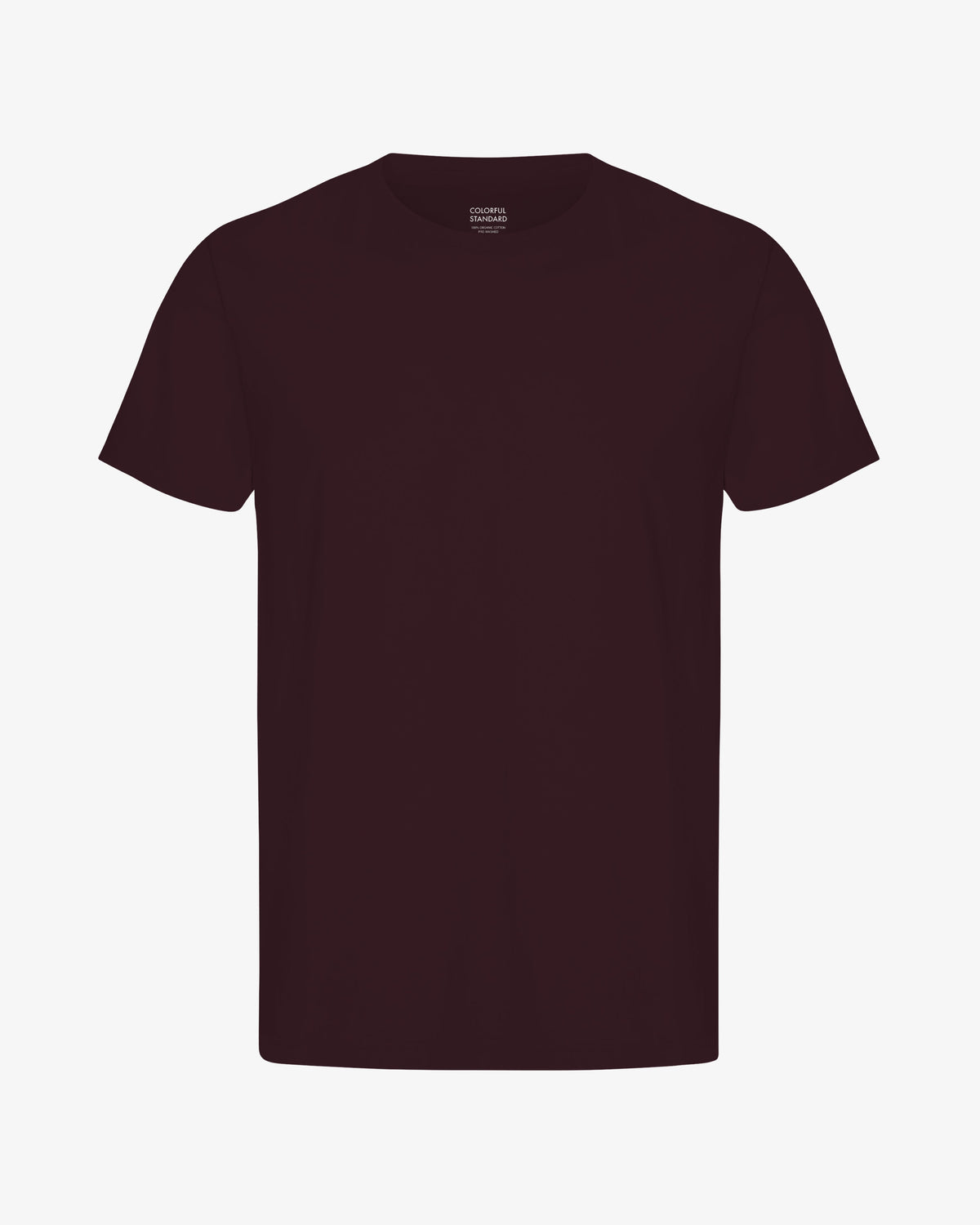 Camiseta Clasica Organica Rojo Oxblood | Colorful Standard · imagen 1