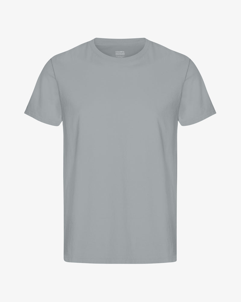 Camiseta Clasica Organica Azul Acero | Colorful Standard