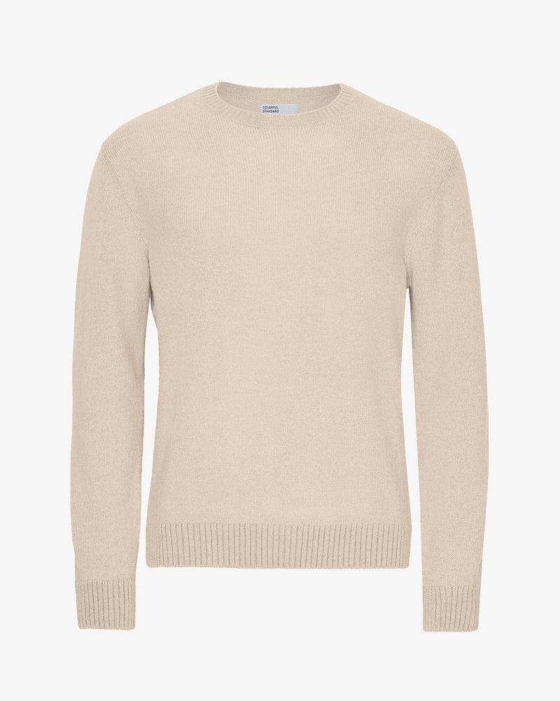 Jersey Cuello Redondo Lana Merino Blanco Marfil | Colorful Standard