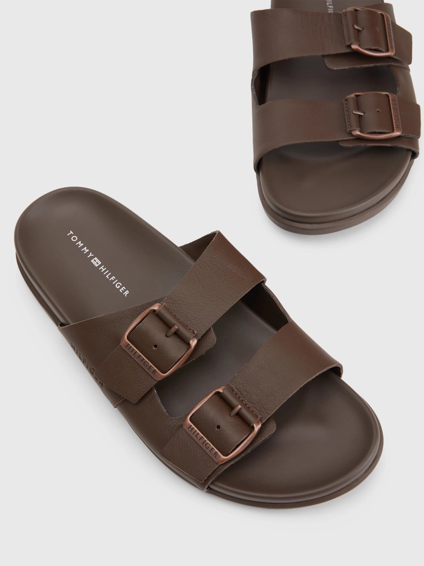 Tommy Hilfiger Sandalias Sandalia Chancla Elevated Leather Buckle · imagen 4