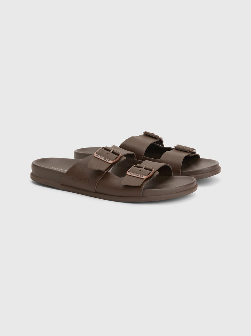 Tommy Hilfiger Sandalias Sandalia Chancla Elevated Leather Buckle
