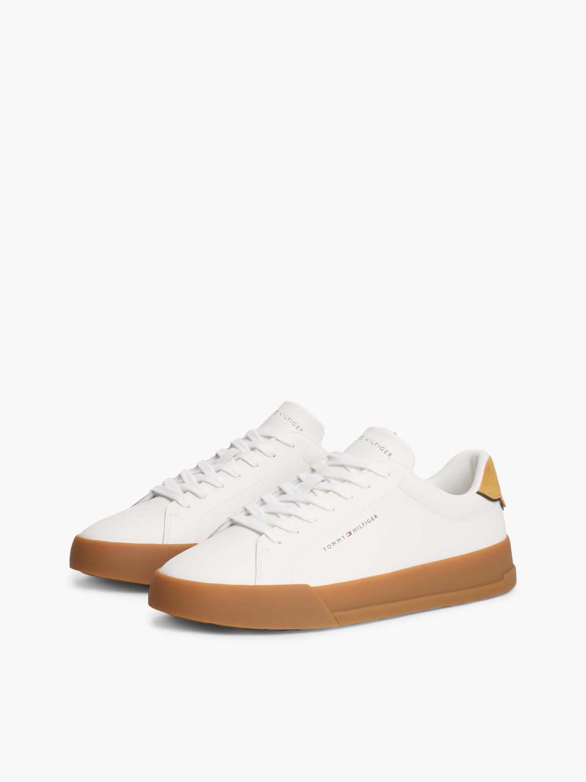 Zapatillas TH Court Piel Crudo/Mostaza | Tommy Hilfiger · imagen 2