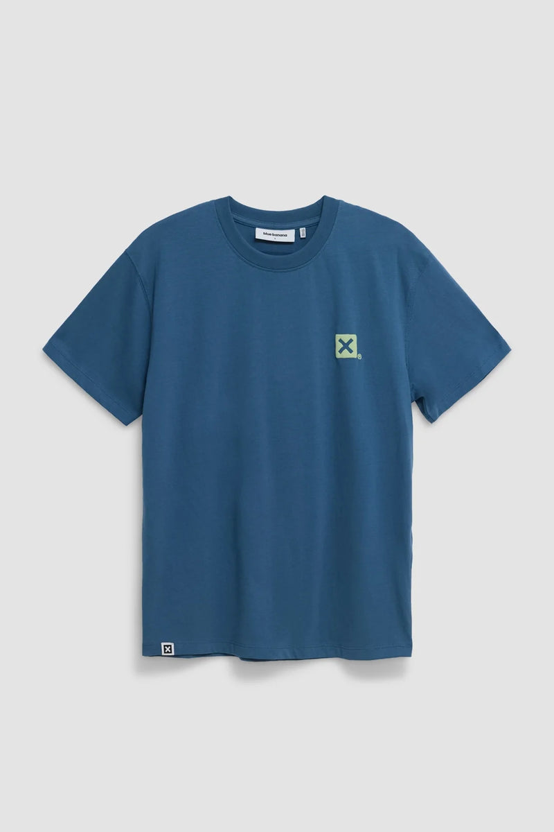 Camiseta Puffy Azul Índigo | Blue Banana