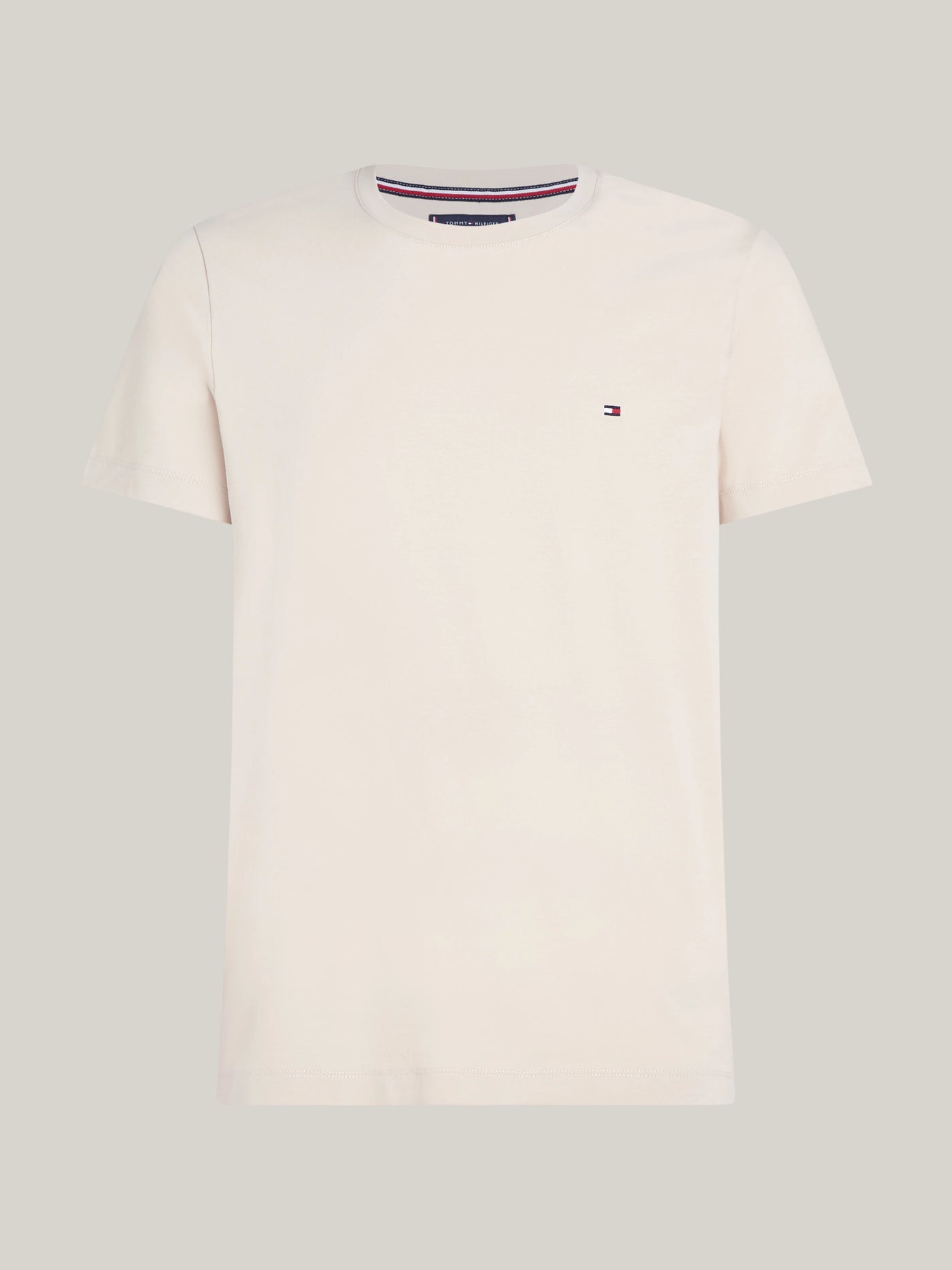 Camisetas Tommy Hilfiger Hombre Stretch Slim Fit Tee · Negro Rosa · imagen 5
