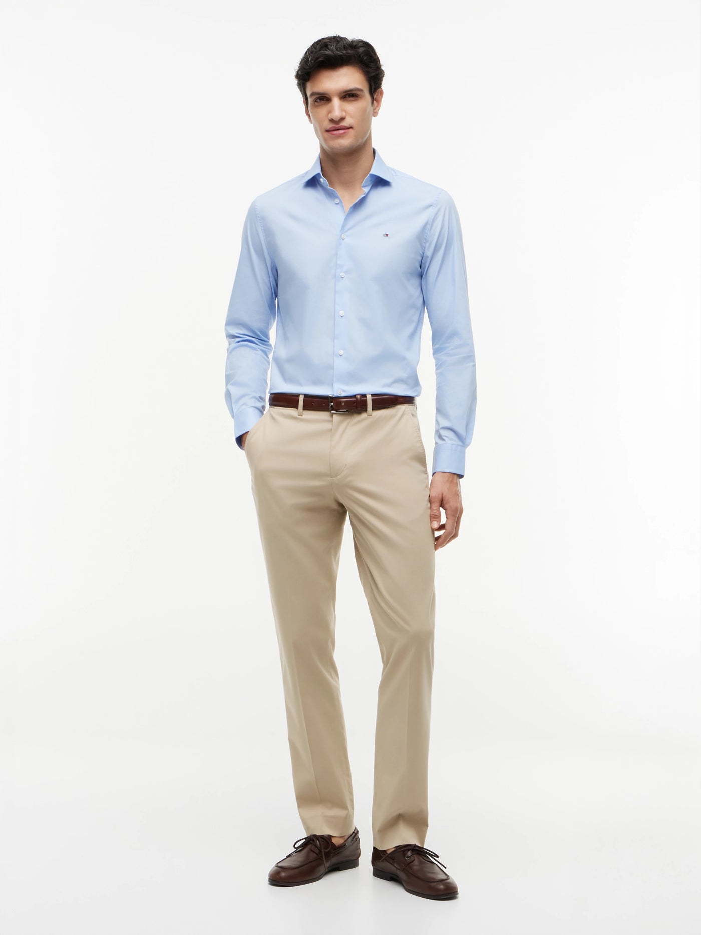 Tommy Hilfiger Camisa Core Cl Flex Poplin Sf Shirt · Negro · imagen 2