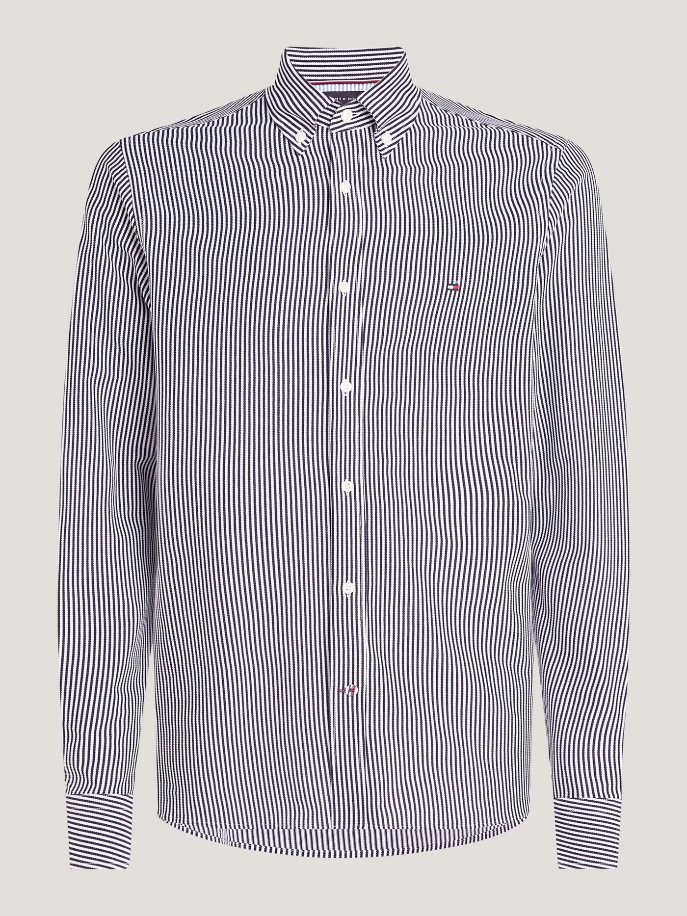 Camisas Tommy Hilfiger Hombre 1985 Knit Stripe Sf Shirt · imagen 5