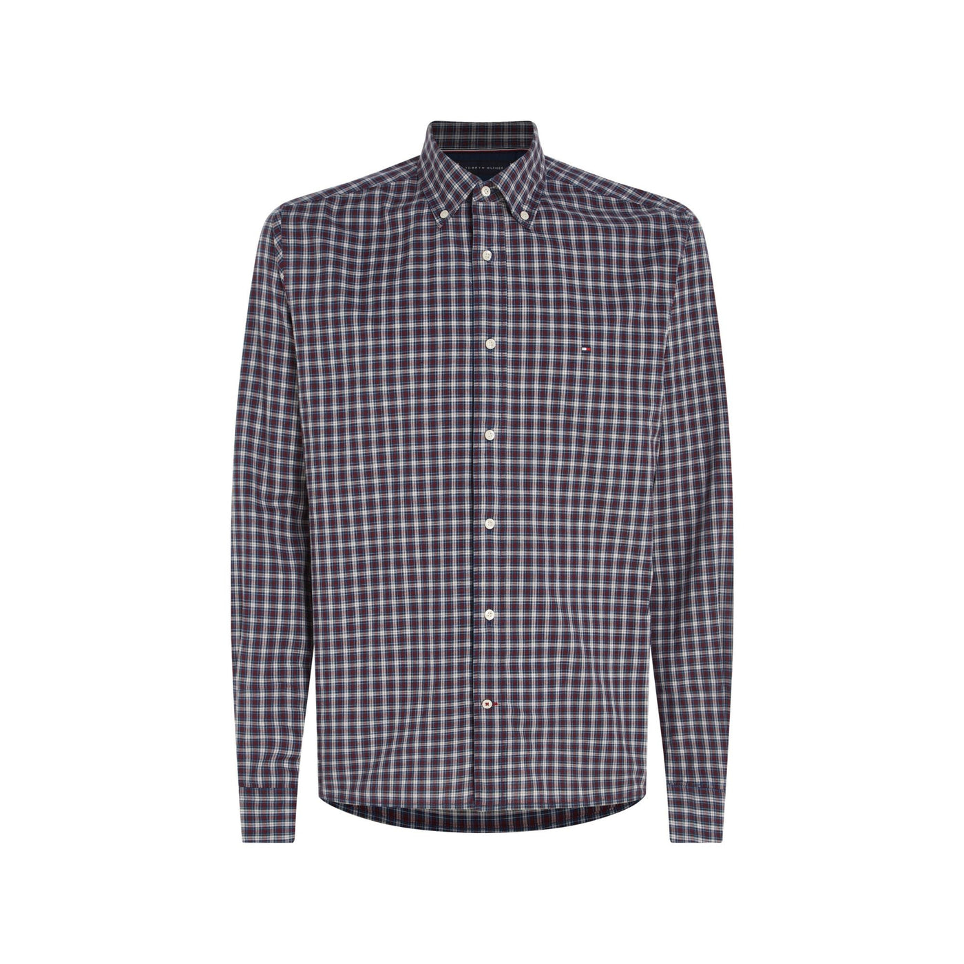 Tommy Hilfiger Camisa Nat. Soft Flex Mini Tartan Rf · Gris Azul marino · imagen 1